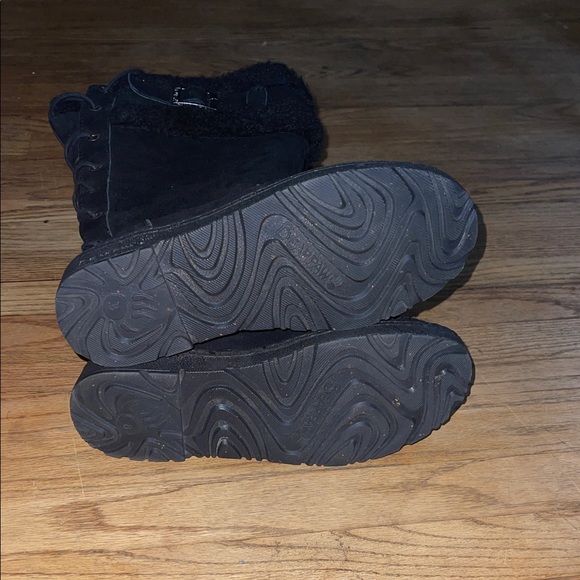 BearPaw Black Winter Boots with Buckle Detail - Picture 6 of 6